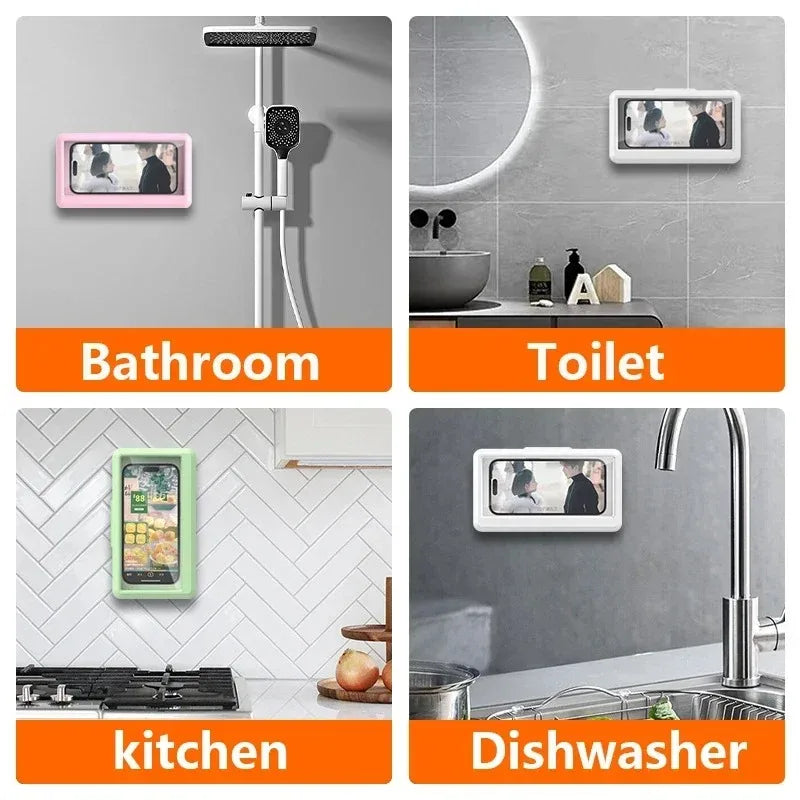 ShowerSafe Waterproof Phone Pouch Holder