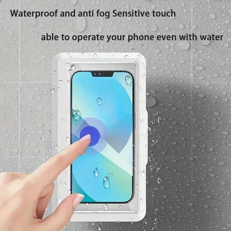 ShowerSafe Waterproof Phone Pouch Holder